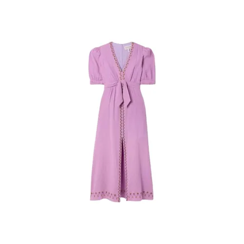 SALONI Short Sleeved Dress Women's Purple
