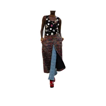 CHANEL Sleeveless Dresses Women's Black
