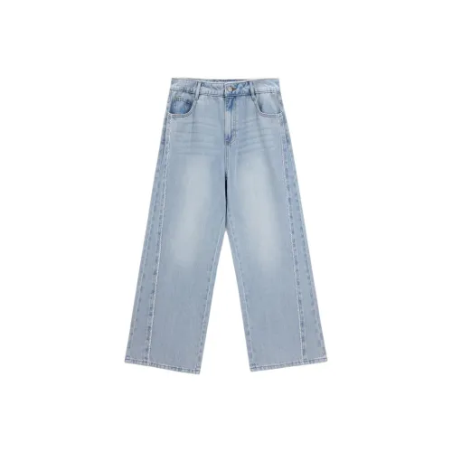 Love to serve Jeans Women's Denim Light Blue