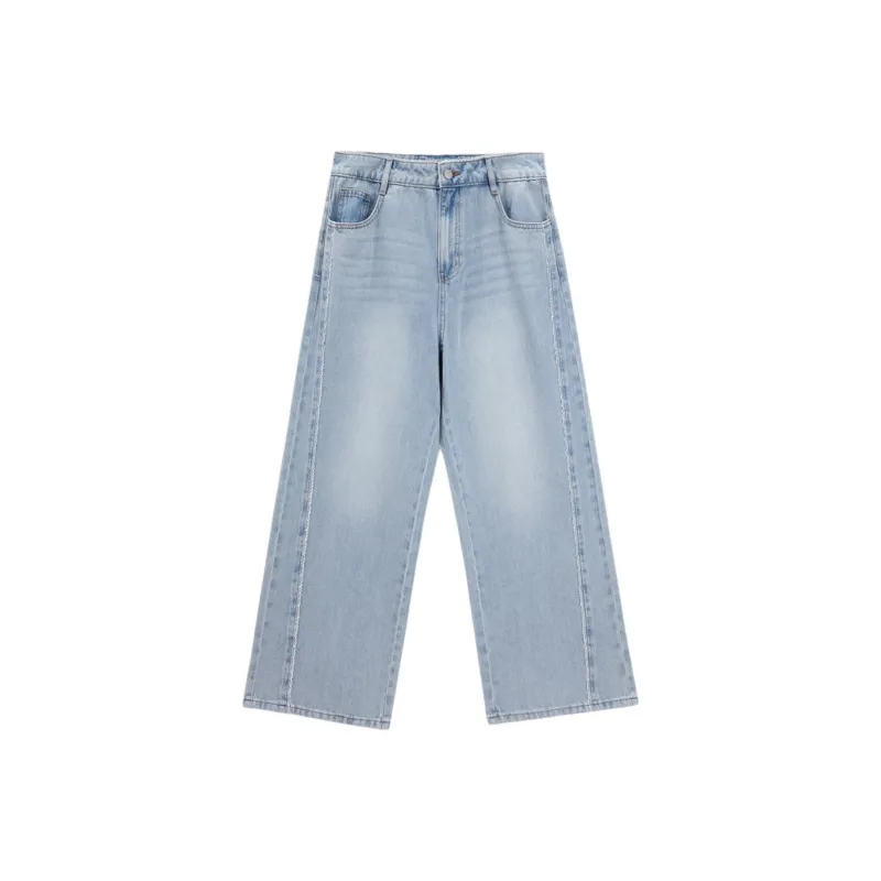 Love to serve Jeans Women's Denim Light Blue-0