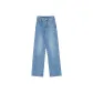 Blue Ankle-Length Pants
