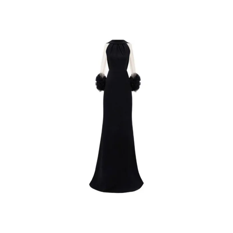 Gemy Maalouf Long-Sleeved Dresses Women's Black-0