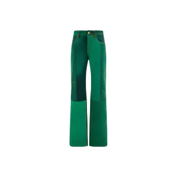 Marine Serre Moonogram Straight leg Jeans