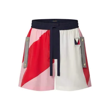 LOUIS VUITTON Lv X Ac Geometric Print Shorts