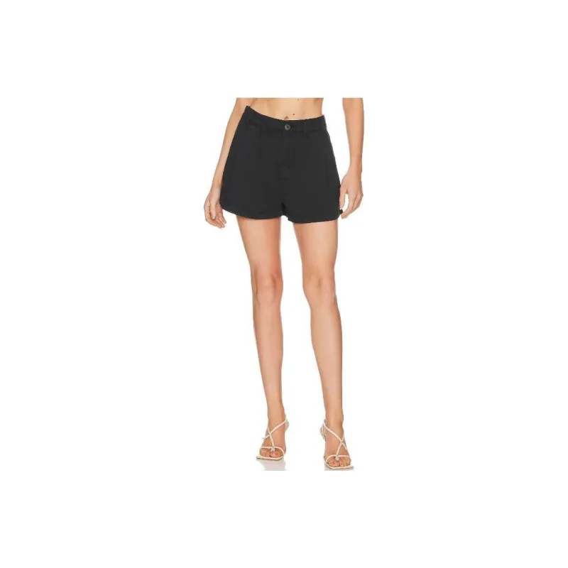 FREE PEOPLE Casual Shorts Women's Black-0
