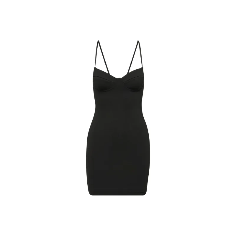 ARITZIA Ten By Babaton Intercept Dress Slip Dresses Women's Black-0