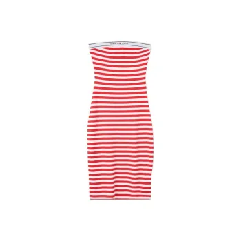Tommy Hilfiger Sleeveless Dress Women's Red White