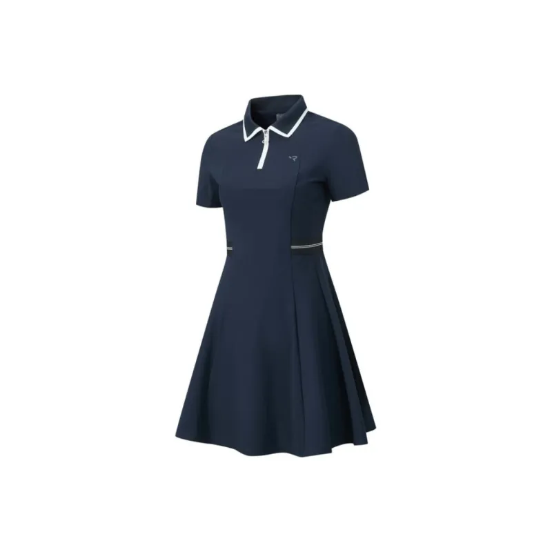 RAPIDO Short Sleeved Dresses Women's Navy Blue-0