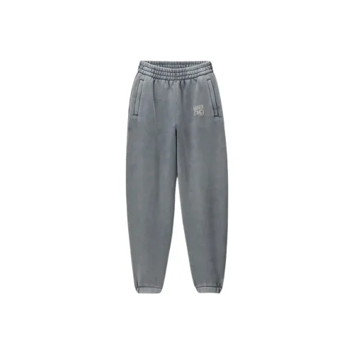 Alexander Wang SS24 Knitted Sports Pants Women's Acid Wash Mist