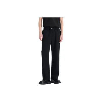 WILD LEADER Casual Pants Men Dark Shadow Black[XXKW5138W93]