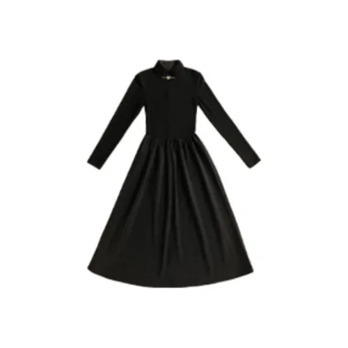 Anytime Long Sleeved Dresses Women's Black