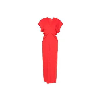 PAROSH SS24 Short Sleeved Dress Women's Red