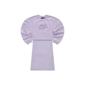 FILA FUSION Long Sleeved Dresses Women's Light Purple