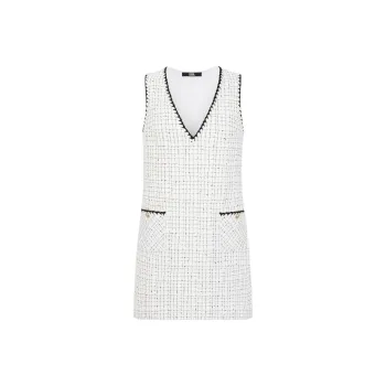 KARL LAGERFELD Sleeveless Dress Women's White
