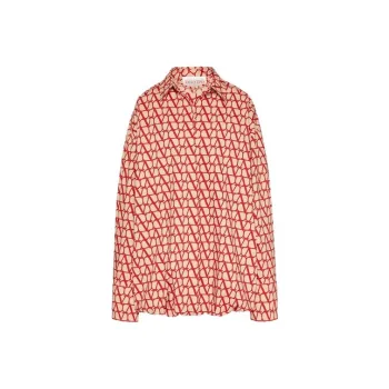 Valentino Long-Sleeved Dresses Women's Red
