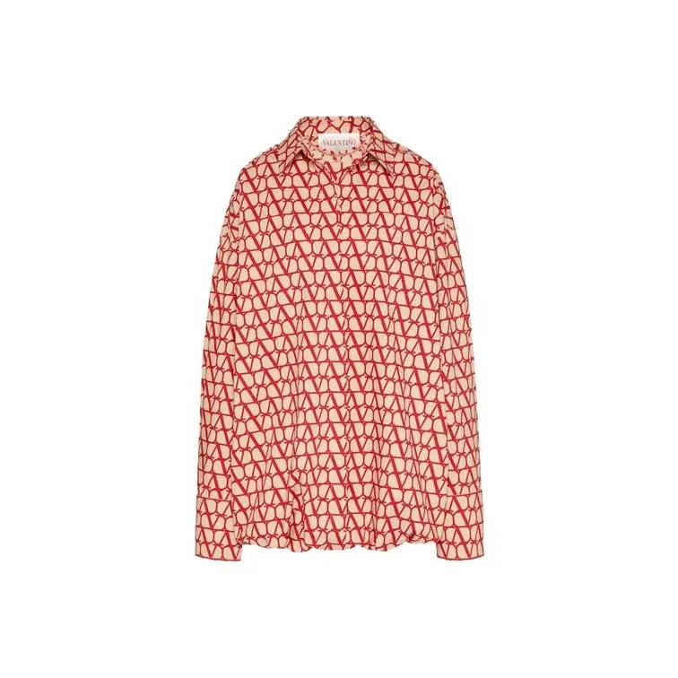 Valentino Long-Sleeved Dresses Women's Red-0