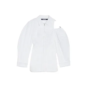 Jacquemus Long Sleeved Dresses Women's White