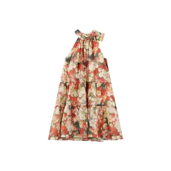 ELF SACK Slip Dresses Women's Floral Multicolor