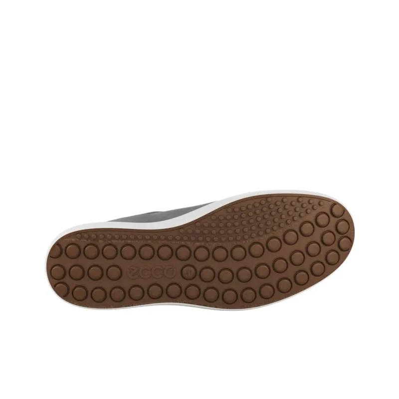 Ecco Soft 7 Abrasion Resistant Low Top Skateboard Shoes Men's Gray-3