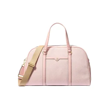 MICHAEL KORS Jet Set Travel Coated Canvas Travel Bag Women's Pink