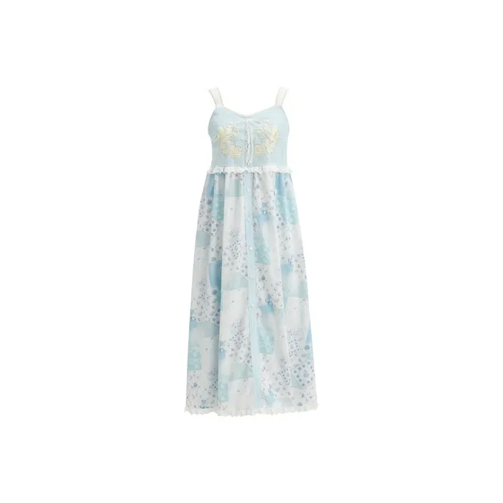 SNBL Slip Dresses Women's Blue-0