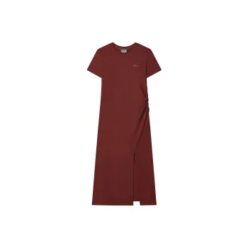 FILA SS25 Short Sleeved Dresses Women's Reddish Brown BN