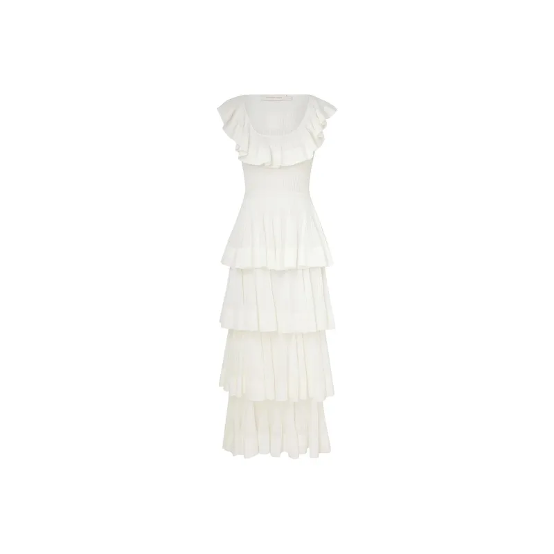 Zimmermann SS24 Sleeveless Dress Women's Cream-0