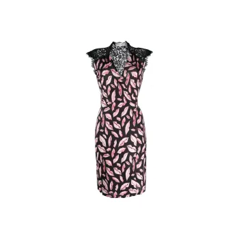 DVF Diane Von Furstenberg Sleeveless Dress Women's Black