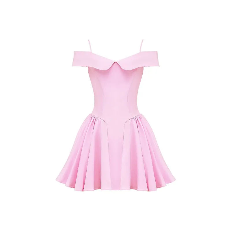 HOUSE OF CB ELIDA Slip Dress Women's COTTON CANDY/Cotton Candy-5