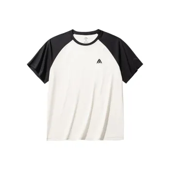 Anta Women's Outdoor Series T Shirt Women's Basic Black/Warm Jade White