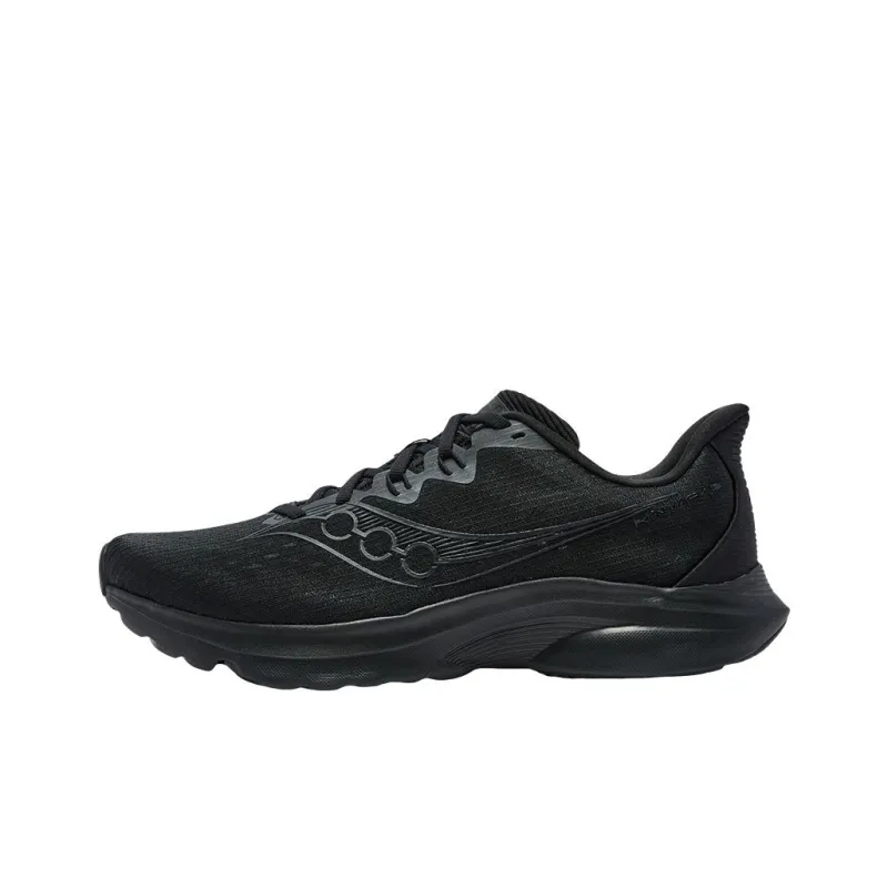 Saucony Kinvara16 Cushioning And Breathable Low Top Running Shoes Unisex Black-0