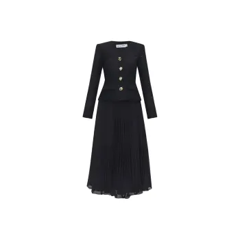 Self-portrait Tinsel Boucle Chiffon Midi Dress