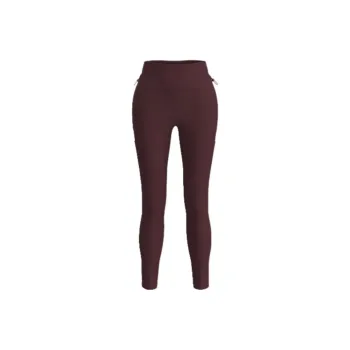 URBAN REVIVO Leggings Women's Dark Red Brown