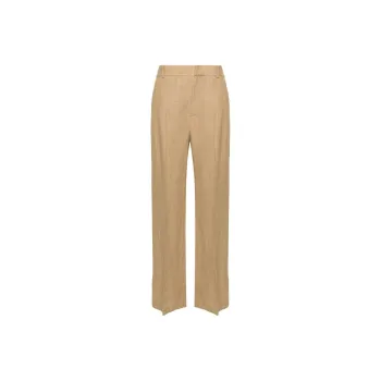 Polo Ralph Lauren SS24 Suit Trouser Women's Light Caramel Brown