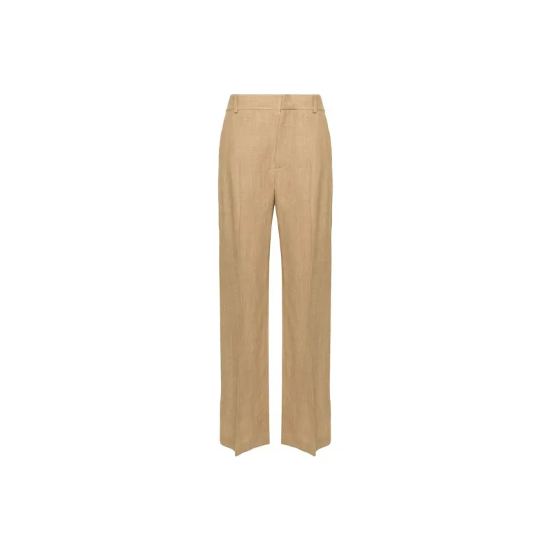 Polo Ralph Lauren SS24 Suit Trouser Women's Light Caramel Brown-0