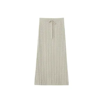 THE SEA LIFE Knit Long Skirt Women's Jade