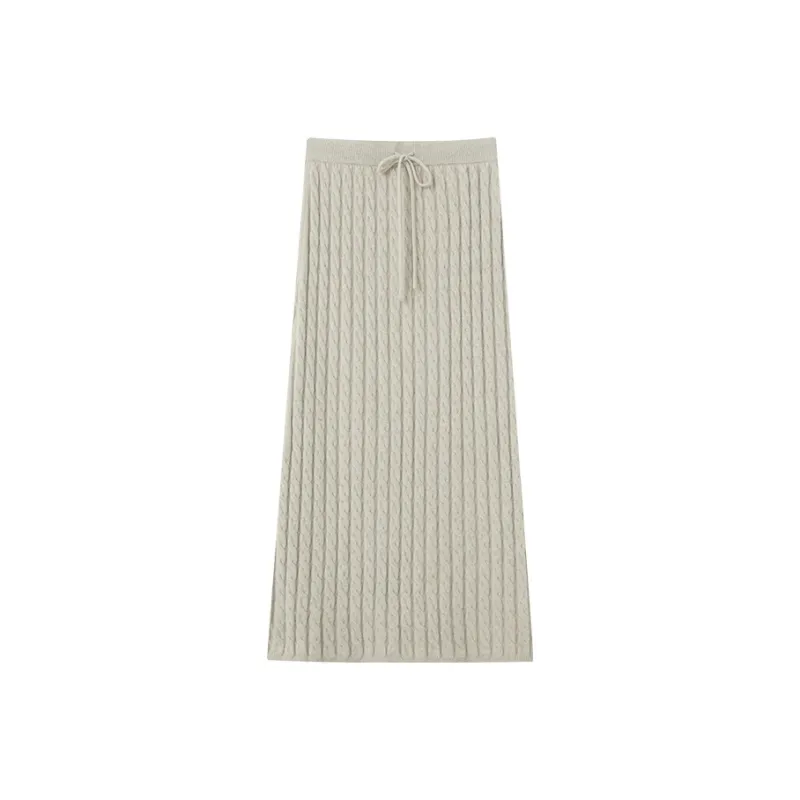 THE SEA LIFE Knit Long Skirt Women's Jade-0