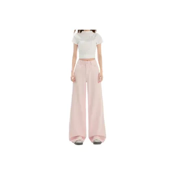 Wen Shan Jeans Women's Cherry Blossom Pink