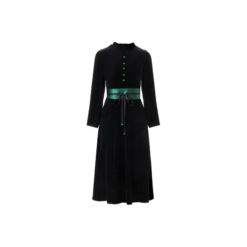 Ink Beauty Long Sleeved Dresses Women's Black
