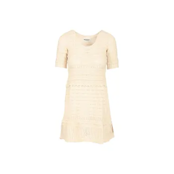 ISABEL MARANT ETOILE SS25 Short Sleeved Dress Women's Beige