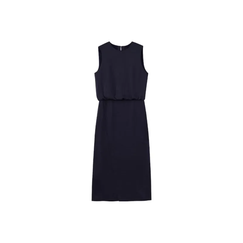 THEORY Sleeveless Dress Women's Dark Blue-0