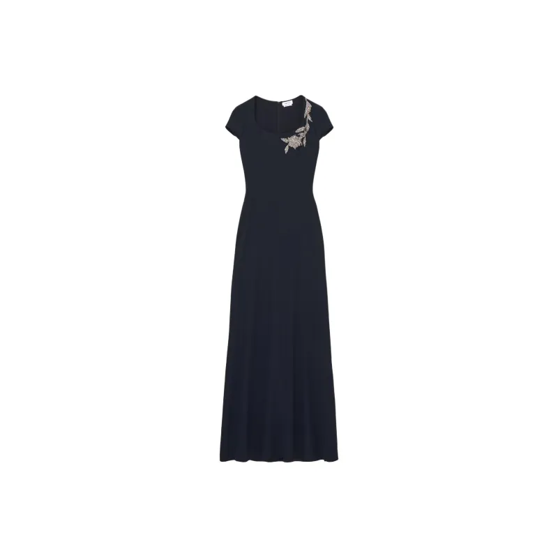 Alexander McQueen Banshee embroidered Maxi Dress-0