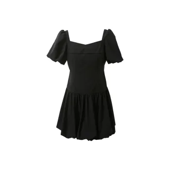 3COLOUR Short Sleeved Dress Women's Classic Black