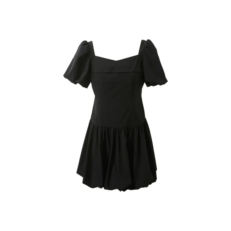 3COLOUR Short Sleeved Dress Women's Classic Black-0