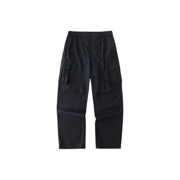 Anta x ZHONGGUOGUOJIADILI LIANMINGKUAN Cargo Pants Women's Basic Black