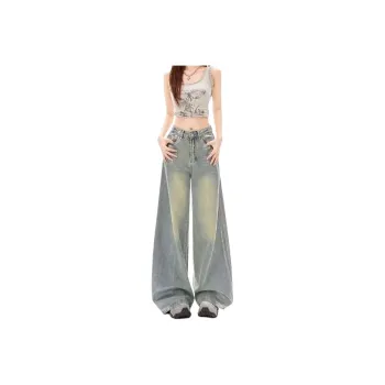 Ordifen Jeans Women's Light Blue