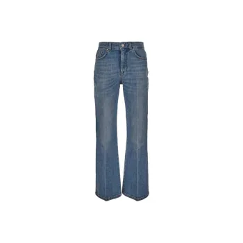 Stella McCartney Logo Patch Flared Jeans