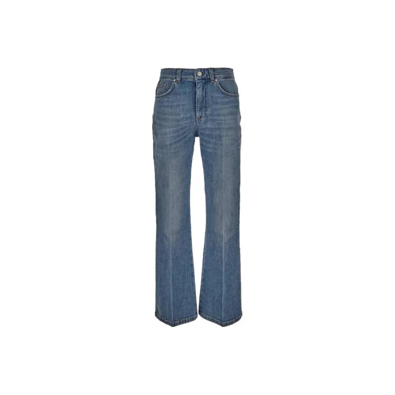 Stella McCartney Logo Patch Flared Jeans-0