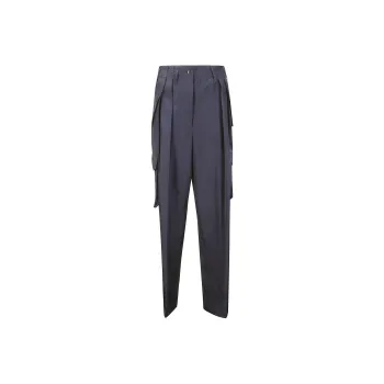 DRIES VAN NOTEN Cargo Pants Women's Blue
