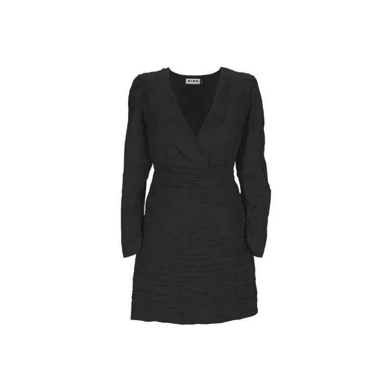 Rixo Long-Sleeved Dresses Women's Black-0